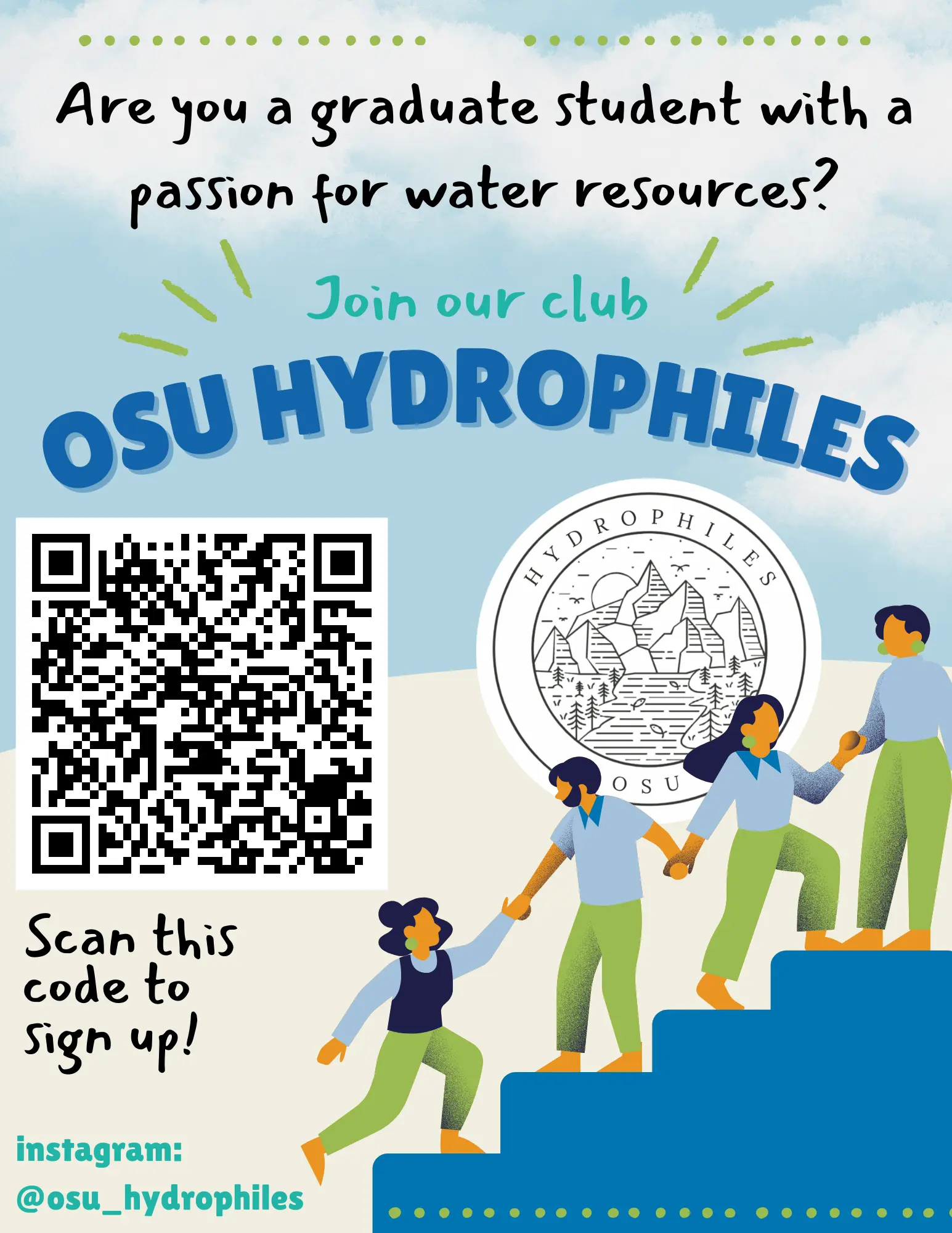 Hydrophiles Join Club Informational Flyer
